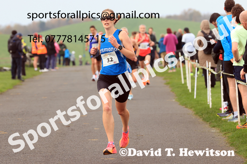 Mens and Womens 2025 Heaton Memorial 10k Road Race, Newcastle Town Moor, Sunday, November 9th. Photo: David T. Hewitson/Sports for All Pics